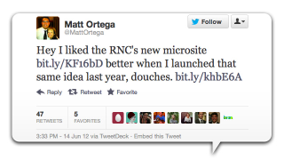 Illustration for article titled RNC Unapologetically Lifts Code From Year-Old DNC Attack Site